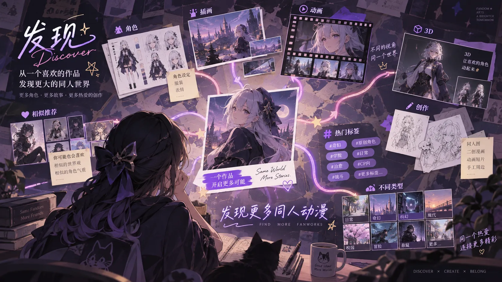 同人动漫作品发现与推荐